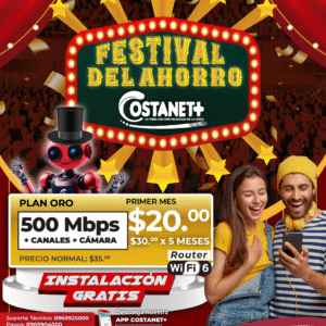 Plan Oro 500 Megas