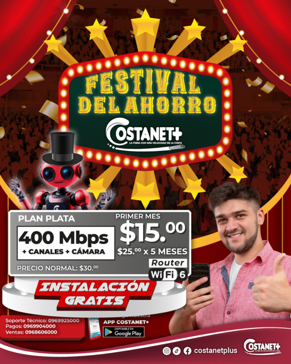 Plan Plata 400 Megas