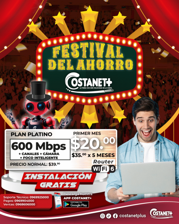 Plan Platino 600 Megas
